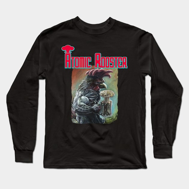 ATOMIC ROOSTER Long Sleeve T-Shirt by MasterpieceArt